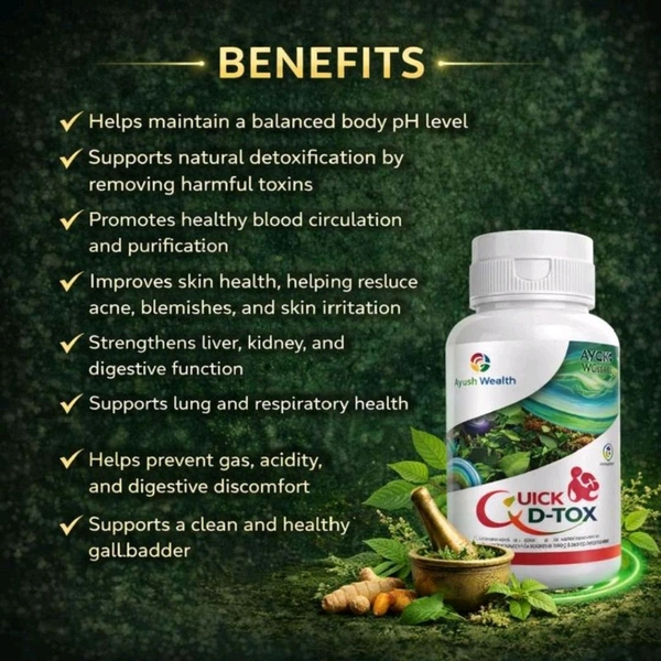 Only Ayurved's Quick Detox Capsule