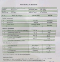 Non GMO SunFlower Lecithin - 1 Kg