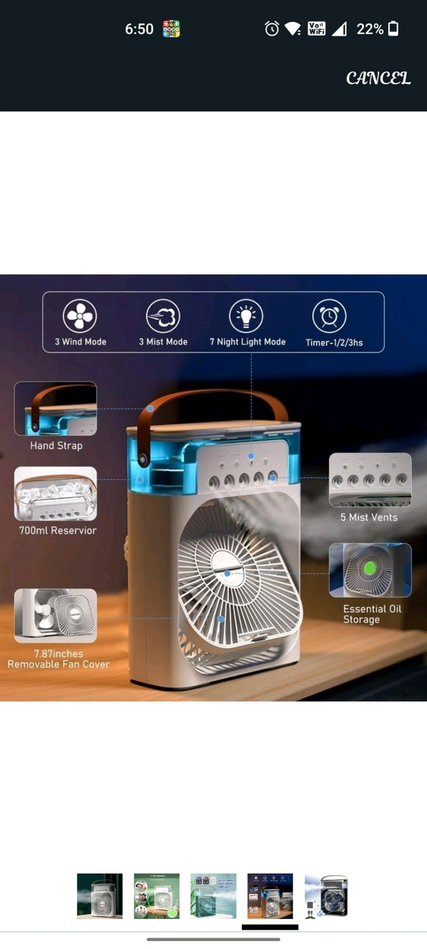 Mini Cooler  - White