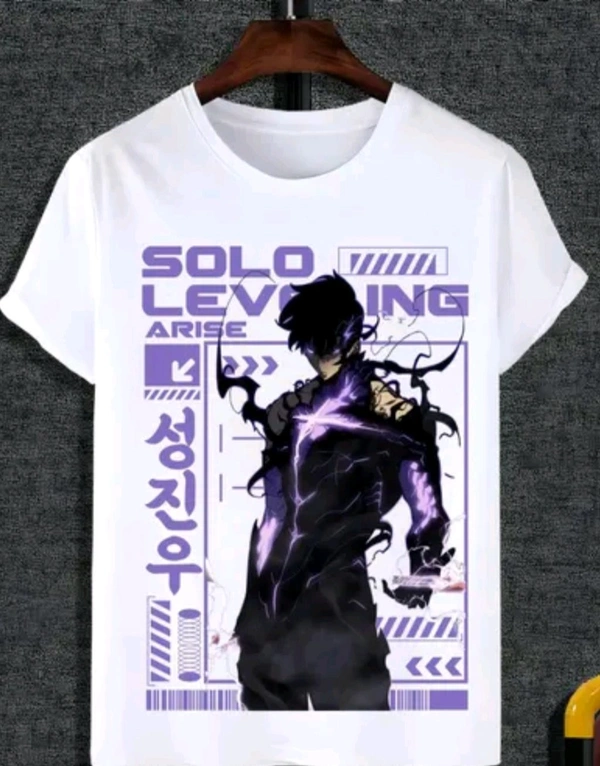 AKIROX Sung Jin Woo Rounded Neck T-shirt For Boys  - S