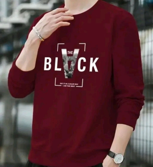 AKIROX THE BLACK Minimalist Sweatshirt - Red, 13-14 years