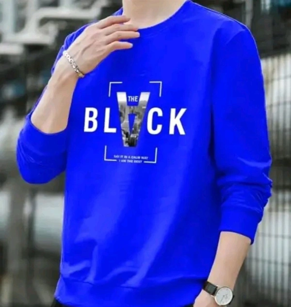 AKIROX THE BLACK Minimalist Sweatshirt - Blue, 9-10 years