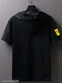 AKIROX Urban Street Style Hoodie Tee - Black, XL
