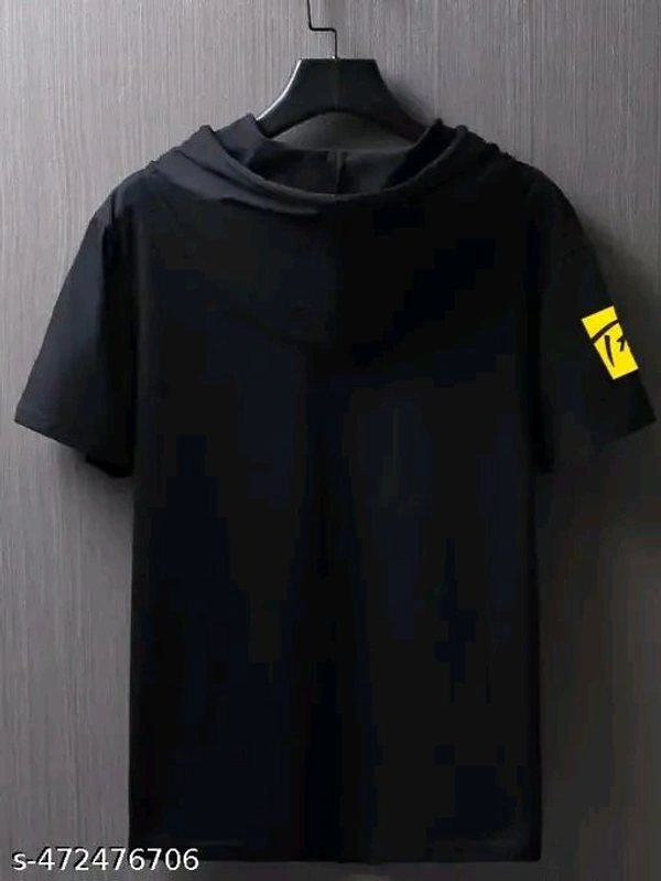 AKIROX Urban Street Style Hoodie Tee - Black, XL