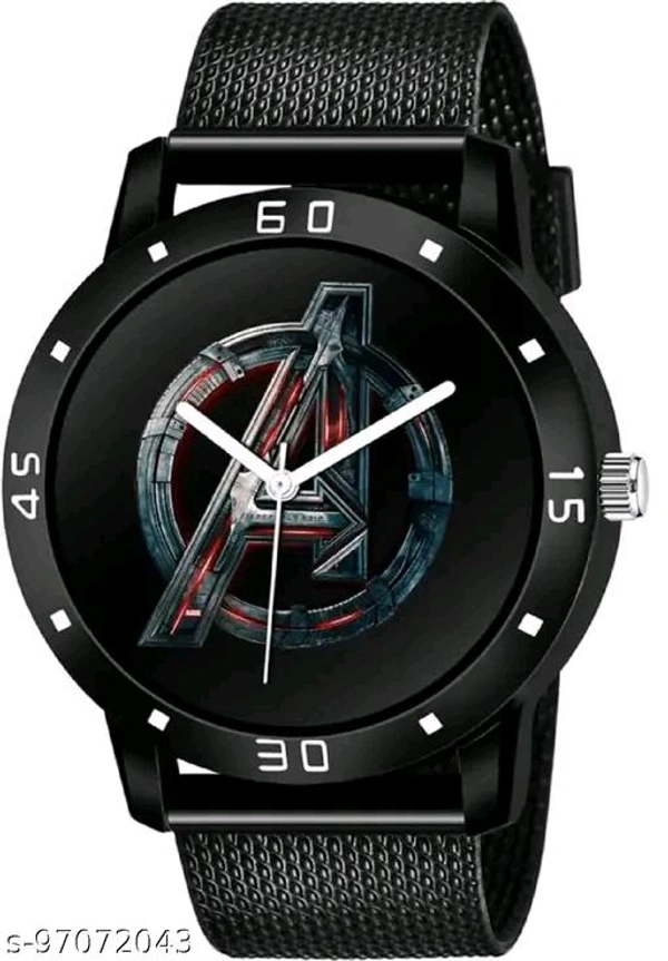 AKIROX  Akirox Hero Edition – Avengers Symbol Watch - Black