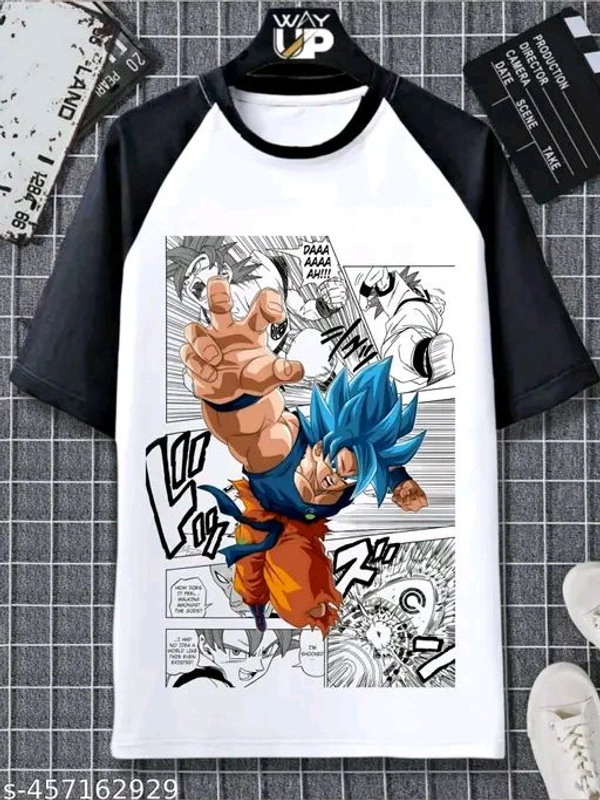 AKIROX Akirox Goku Blue Manga Panel Tee - M