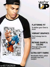 AKIROX Akirox Goku Blue Manga Panel Tee - XL