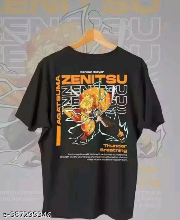 AKIROX Zenitsu Thunder Breathing Oversized Anime Tee - XXL
