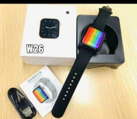 W26+ SMART WATCH  - Black, Free