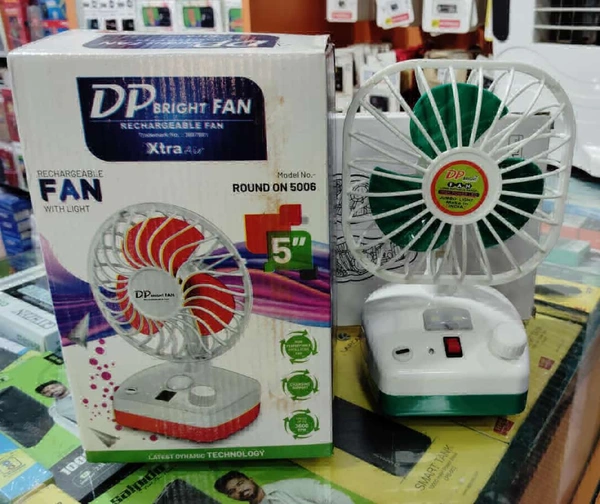 DPF Dp Rechargeable Mini Fan  - White, Small
