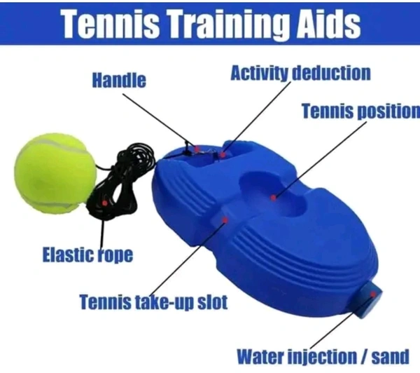 GRS Tennis Trainer Rebound Ball With String | Solo Player