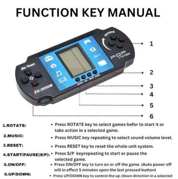 Handled Brick Video Game 