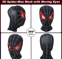 Spider-man Mask  - Black