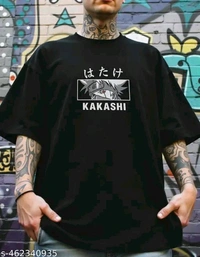 Kakashi T-shirt - Black, L
