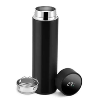 Caro Black Temperature Travel Tumbler - 500ml, Red