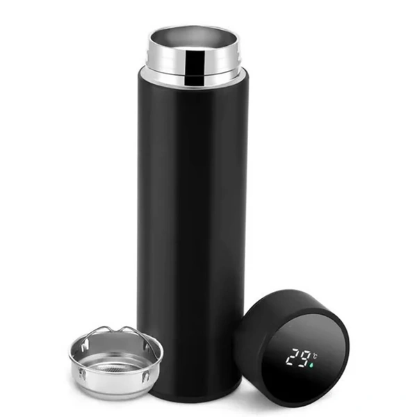 Caro Black Temperature Travel Tumbler - 500ml, Red