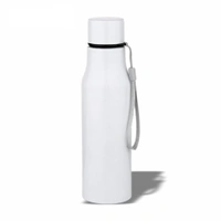 Caro White Stainless Steel Water Bottle - 750ml, Matte Black