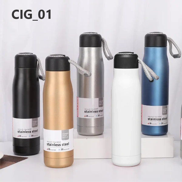 Caro Rope Handle Double Wall Vacuum Bottle 550ml - 550ml