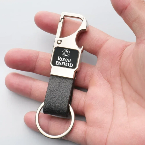 Caro Stylish Metal Keychain for Corporate Gifting & Business Promotions - Black