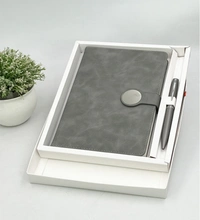 Caro Elegant Diary and Pen Gift Set 2 in 1 Giftset for Corporate Gifting and promotional use  - A5, Black