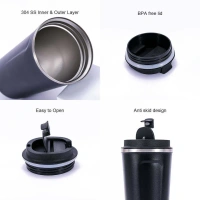 Caro Premium Travel Tumbler - Black