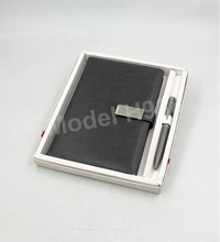 Caro 2 in 1 PU Leather Diary With Metal Pen Giftset - A5, White