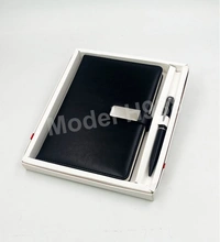 Caro 2 in 1 PU Leather Diary With Metal Pen Giftset - A5, White