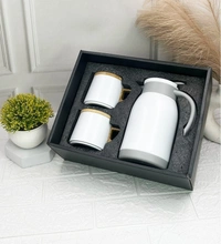 Caro 3 in 1 Kettle And Mug Set - White