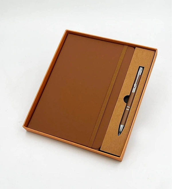 Caro 2 in 1 Diary and Pen Giftset  - Gray