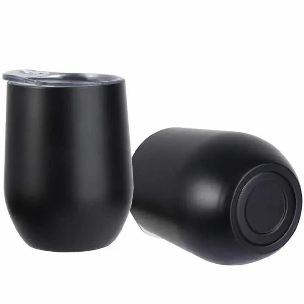Caro Black Wine Tumbler - Black