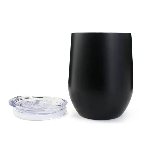 Caro Black Wine Tumbler - Black
