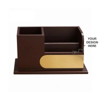 Caro Desktop wooden stationery pen stand holder CIWD09