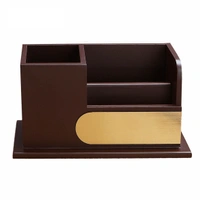 Caro Desktop wooden stationery pen holdar CIWD09