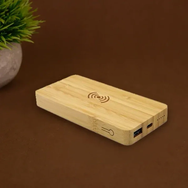 Wangari Aspen QI 10000mAh power bank with 15W Wireless Charger - 10000Mah