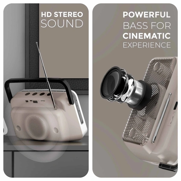 XECH Tellivibe Max - TURN YOUR SMARTPHONE INTO A 90s RETRO MINI TV WITH SPEAKER