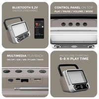 XECH Tellivibe Max - TURN YOUR SMARTPHONE INTO A 90s RETRO MINI TV WITH SPEAKER
