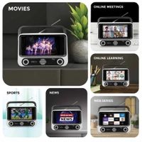 XECH Tellivibe Max - TURN YOUR SMARTPHONE INTO A 90s RETRO MINI TV WITH SPEAKER