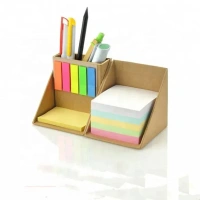 Caro Stationary Cube with Sticky memo Pad and Pen Hold