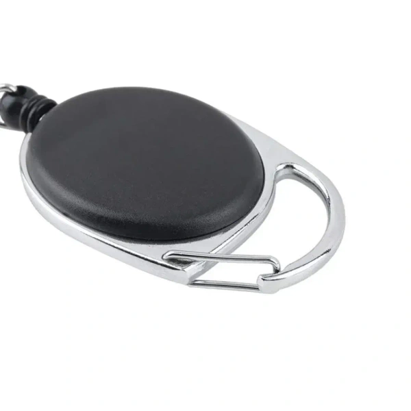 Caro YoYo Cilp Retractble ID Holder - Black