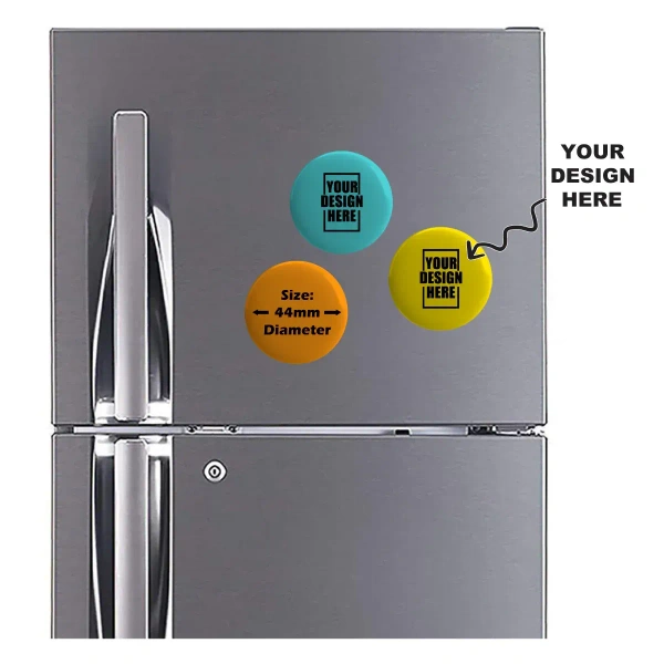 Caro Metal 44mm Fridge Magnets