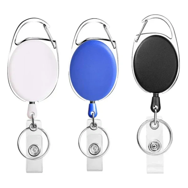 Caro YoYo Cilp Retractble ID Holder - Black