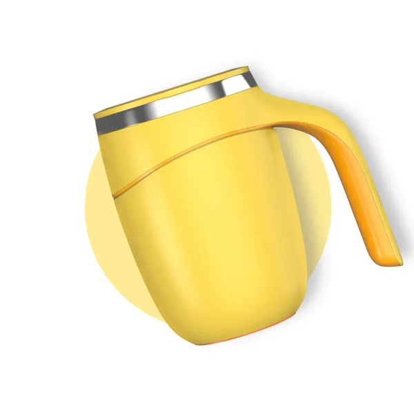 ARTIART DUMBO SUCTION MUG - 450ml, Yellow