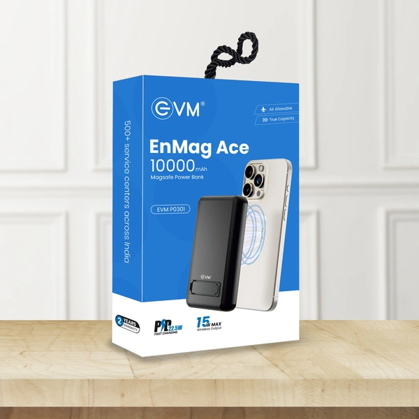 EVM EnMag Ace Power Bank EVM P0301 - Black