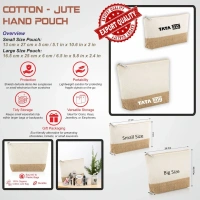 Caro Cotton Jute Pouch CIGB01