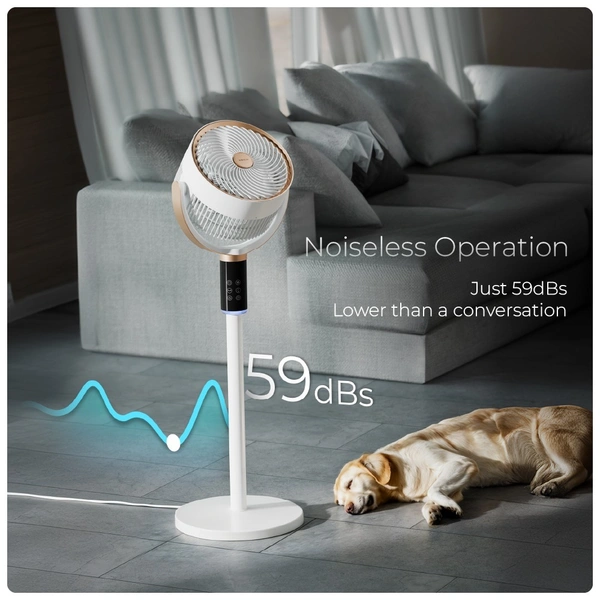 Xech Gusto - Air Circulator Fan, your solution for fresh, powerful air - White