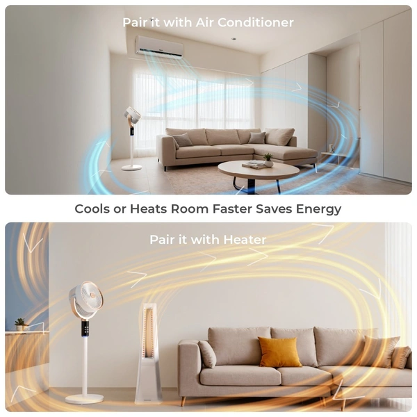 Xech Gusto - Air Circulator Fan, your solution for fresh, powerful air - White