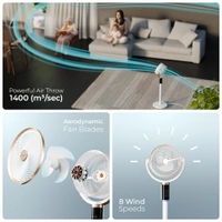 Xech Gusto - Air Circulator Fan, your solution for fresh, powerful air - White