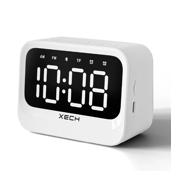 Xech Eon - Multifunctional Clock Speaker - White