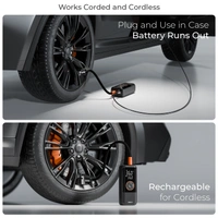 XECH Inflate XL - 2 in 1 Cordless and Corded Tyre Inflator - Inflate XL, White