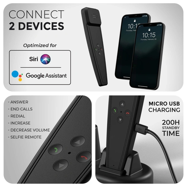 XECH Pulse II Pen Stand with Smart Handset - Black